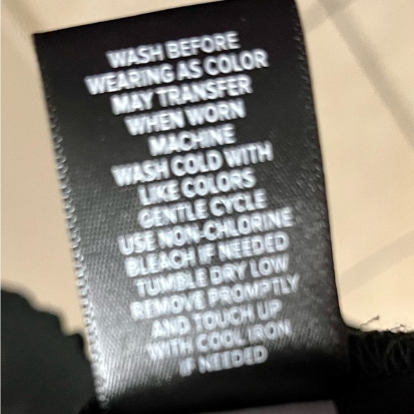 NWOT Torrid Sheet Black Blouse with ruffled neckline. - Picture 7 of 7